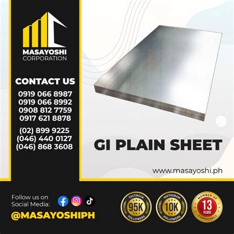 plain sheet metal price philippines|plain sheet 4x8 price philippines.